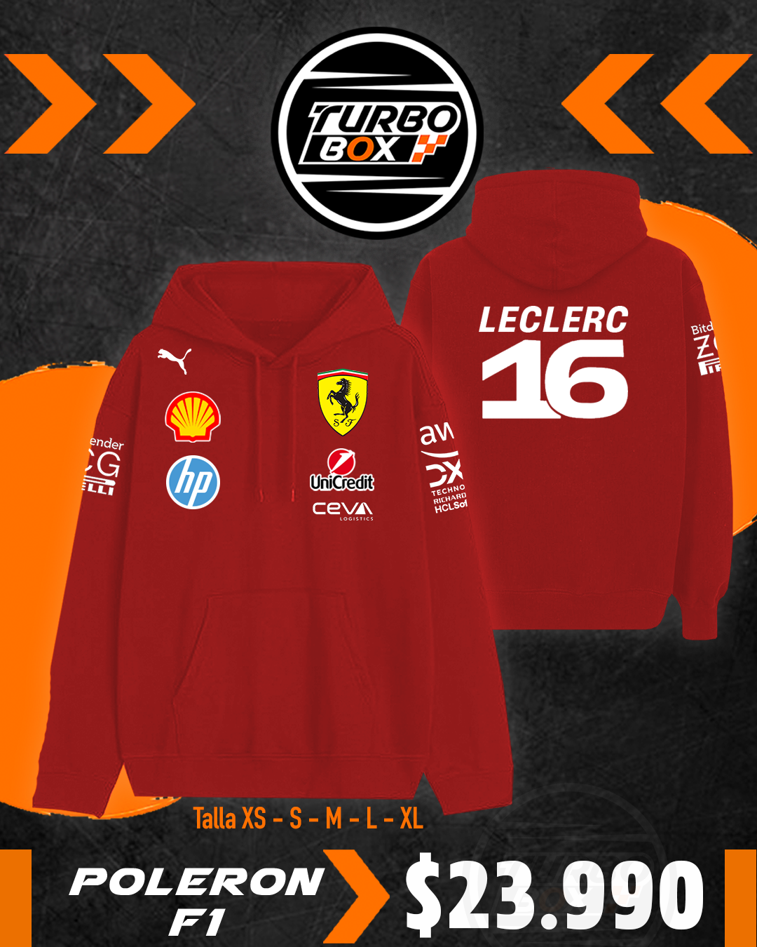 Poleron Ferrari Leclerc