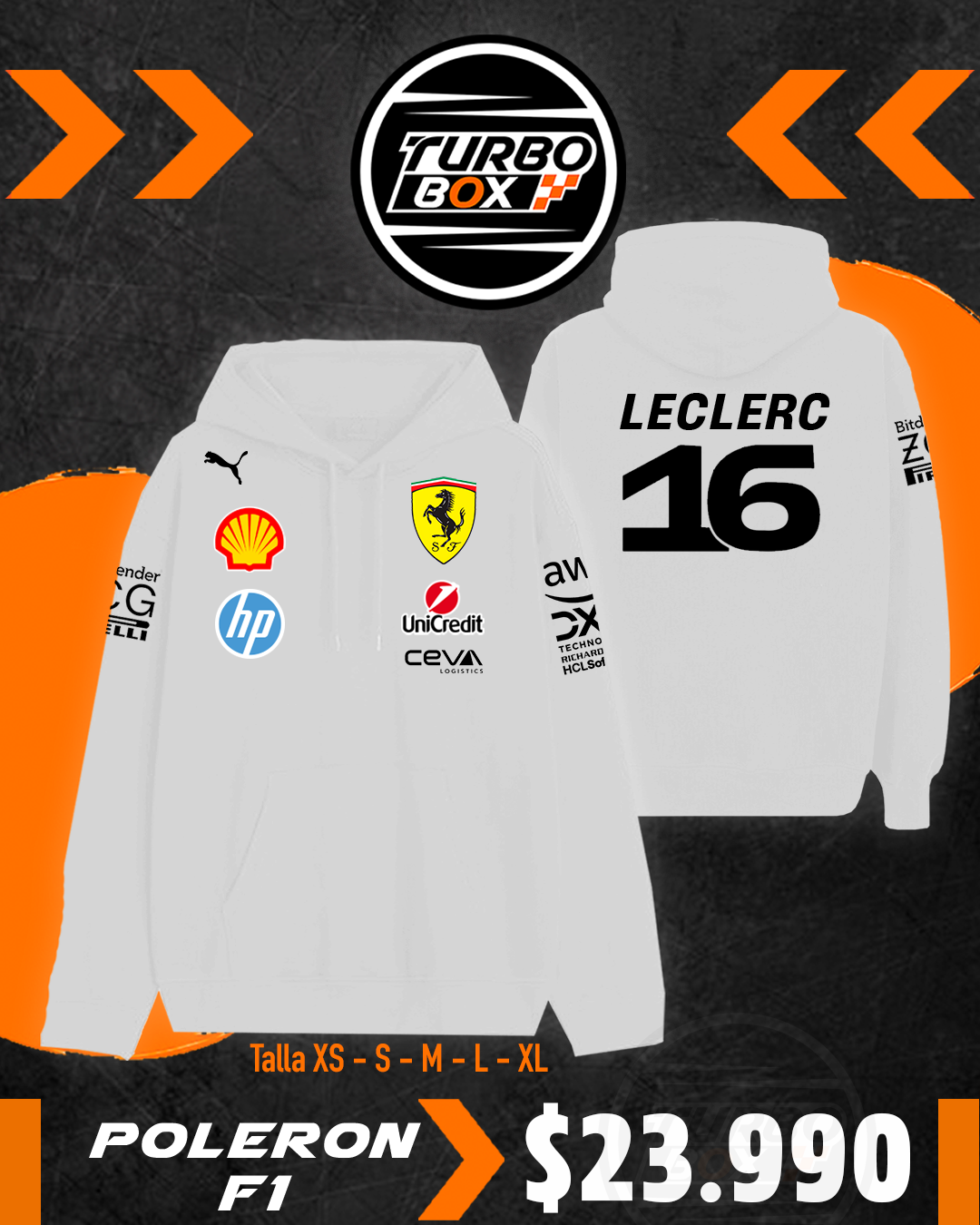 Poleron Ferrari Leclerc