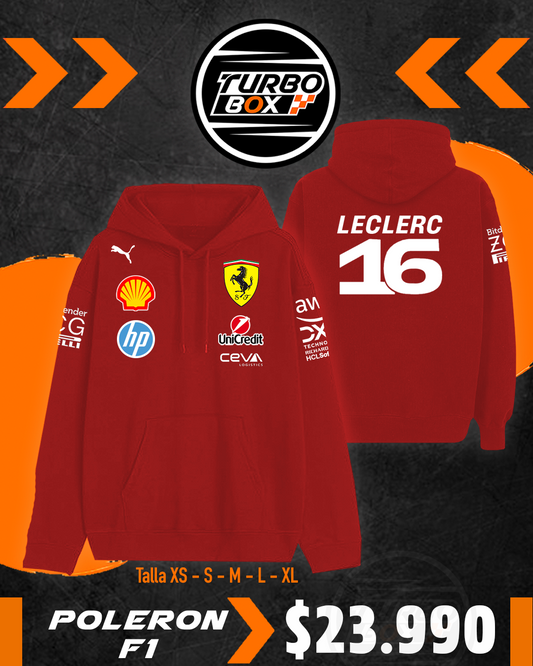 Poleron Ferrari Leclerc
