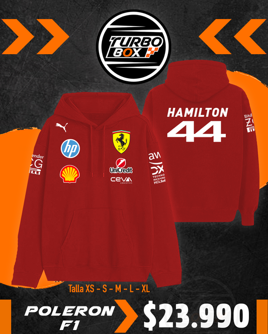 Poleron Ferrari Lewis Hamilton