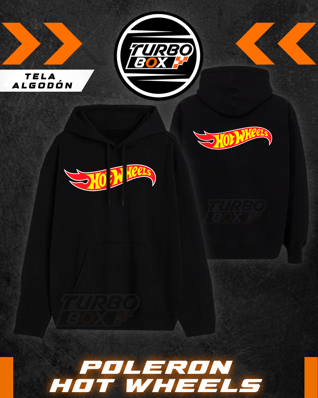 Poleron Hot Wheels Clásico